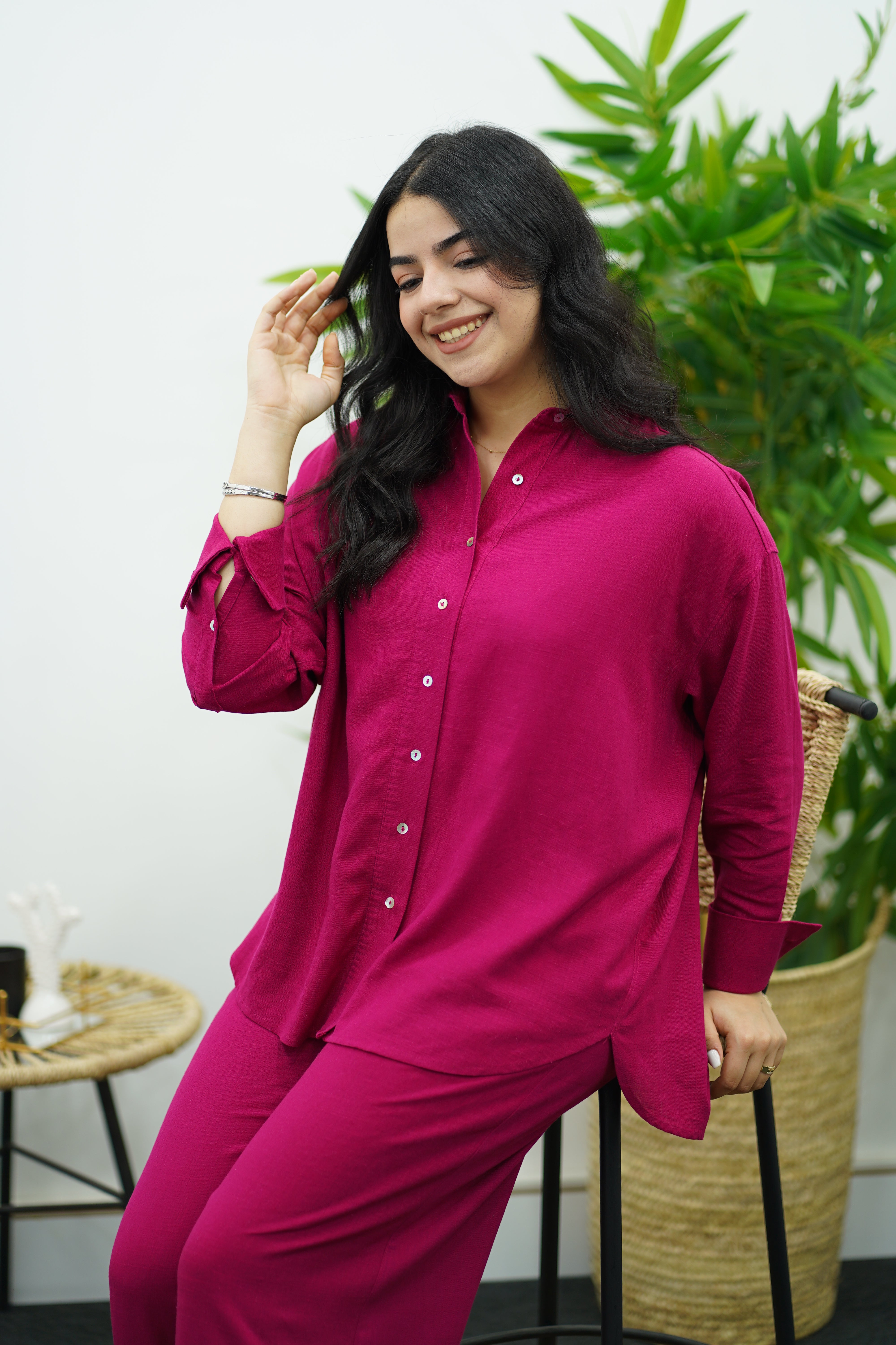 Ensemble en Lin - Chemise et Pantalon
