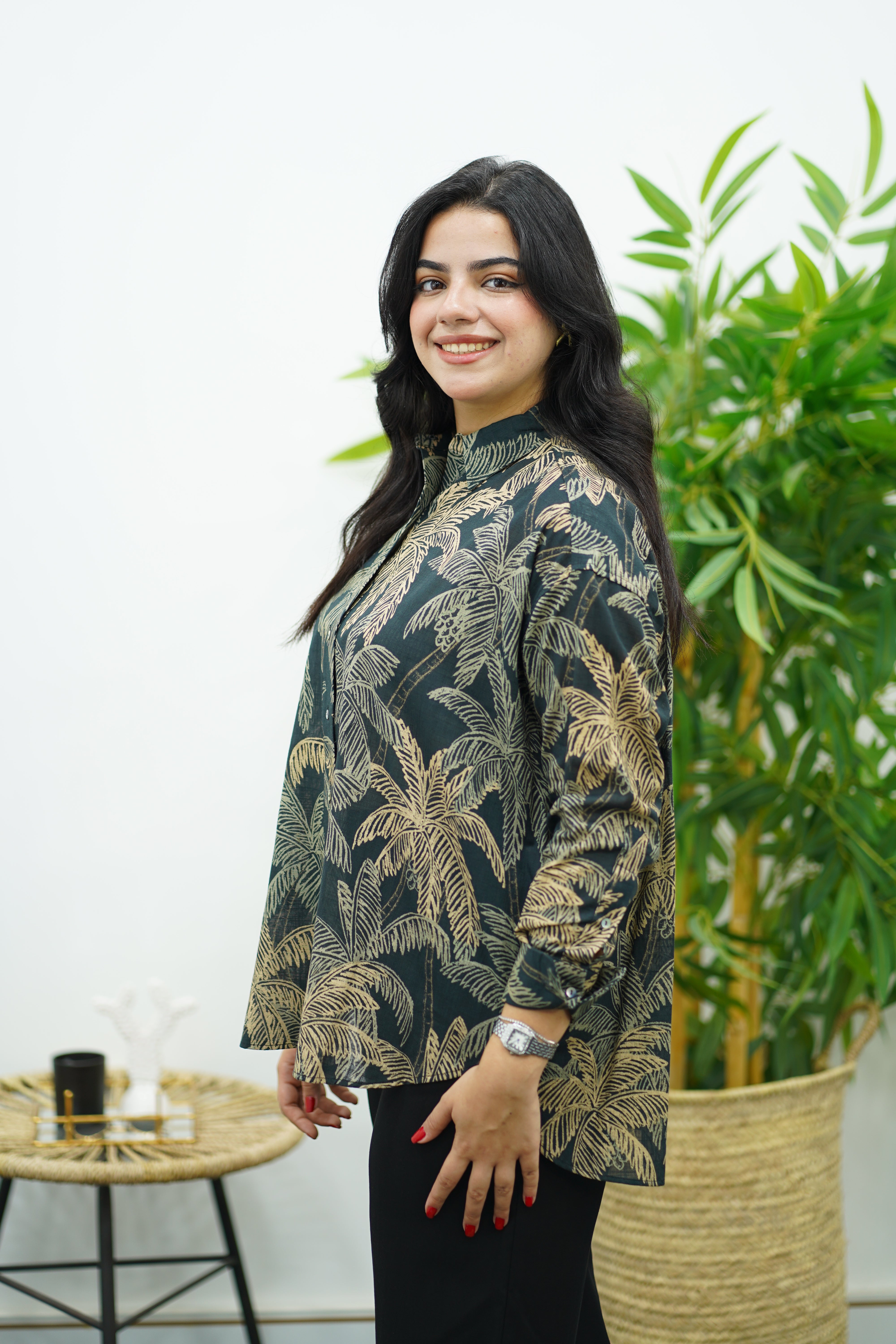 Chemise imprimée florale 🖤