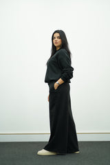 Chic Décontracté : Ensemble Molleton Over size & Pantalon Large
