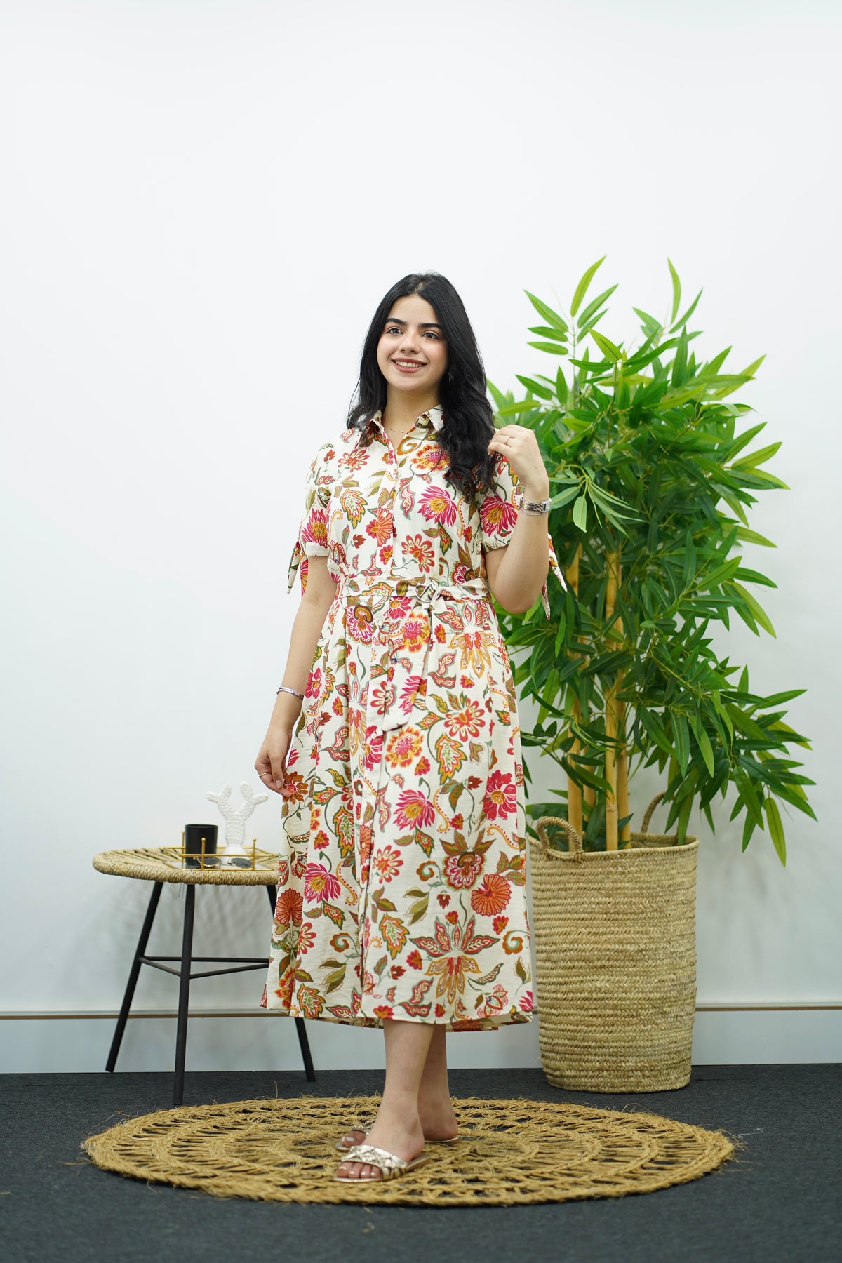 Robe à motifs Florale