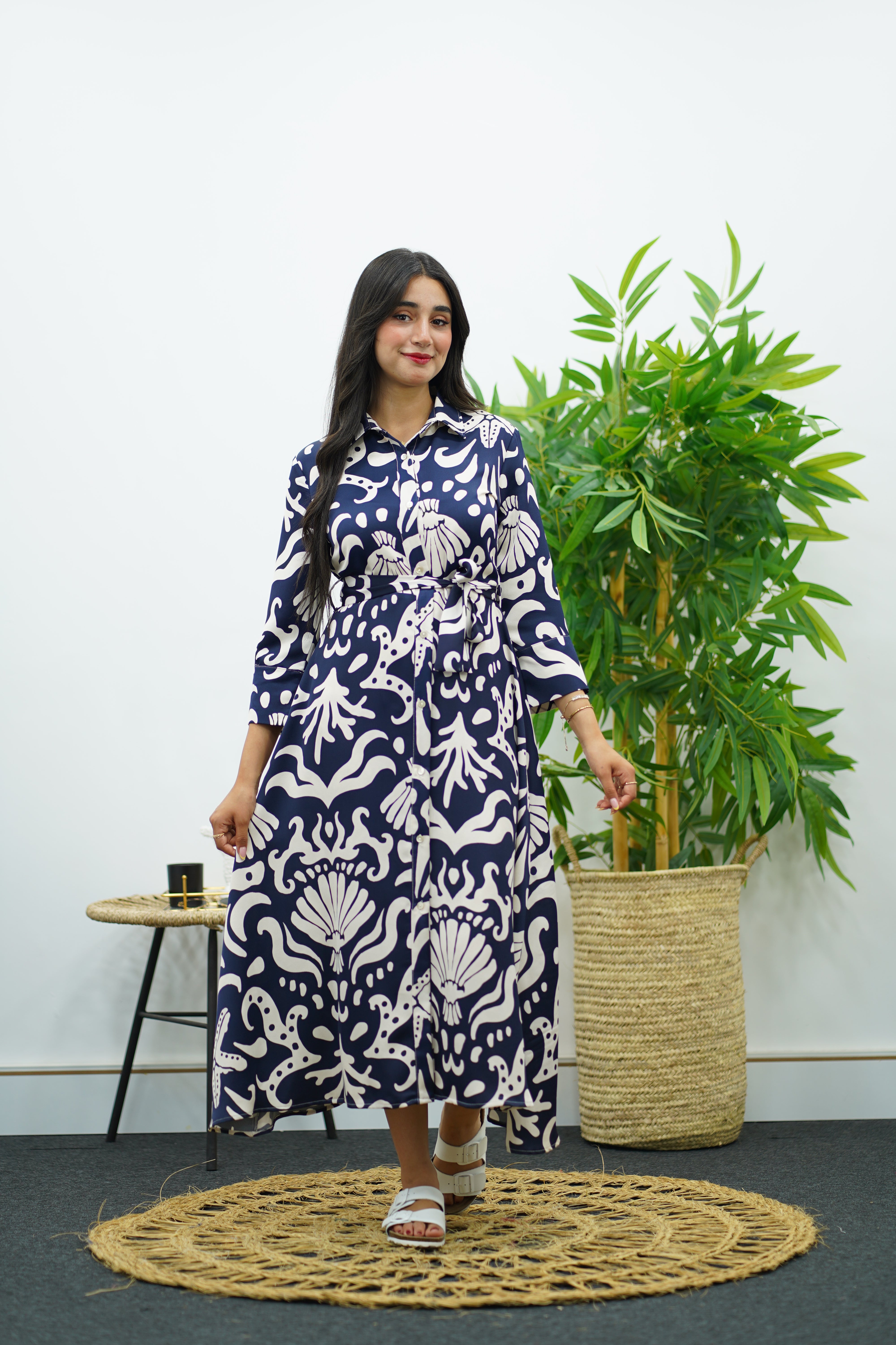 Robe fluide imprimé