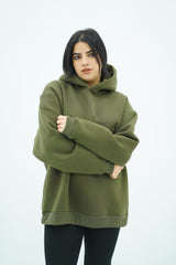 Capuche oversize kaki