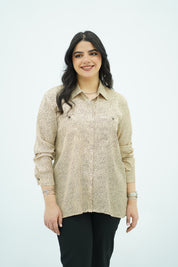 Chemise En satin imprimé