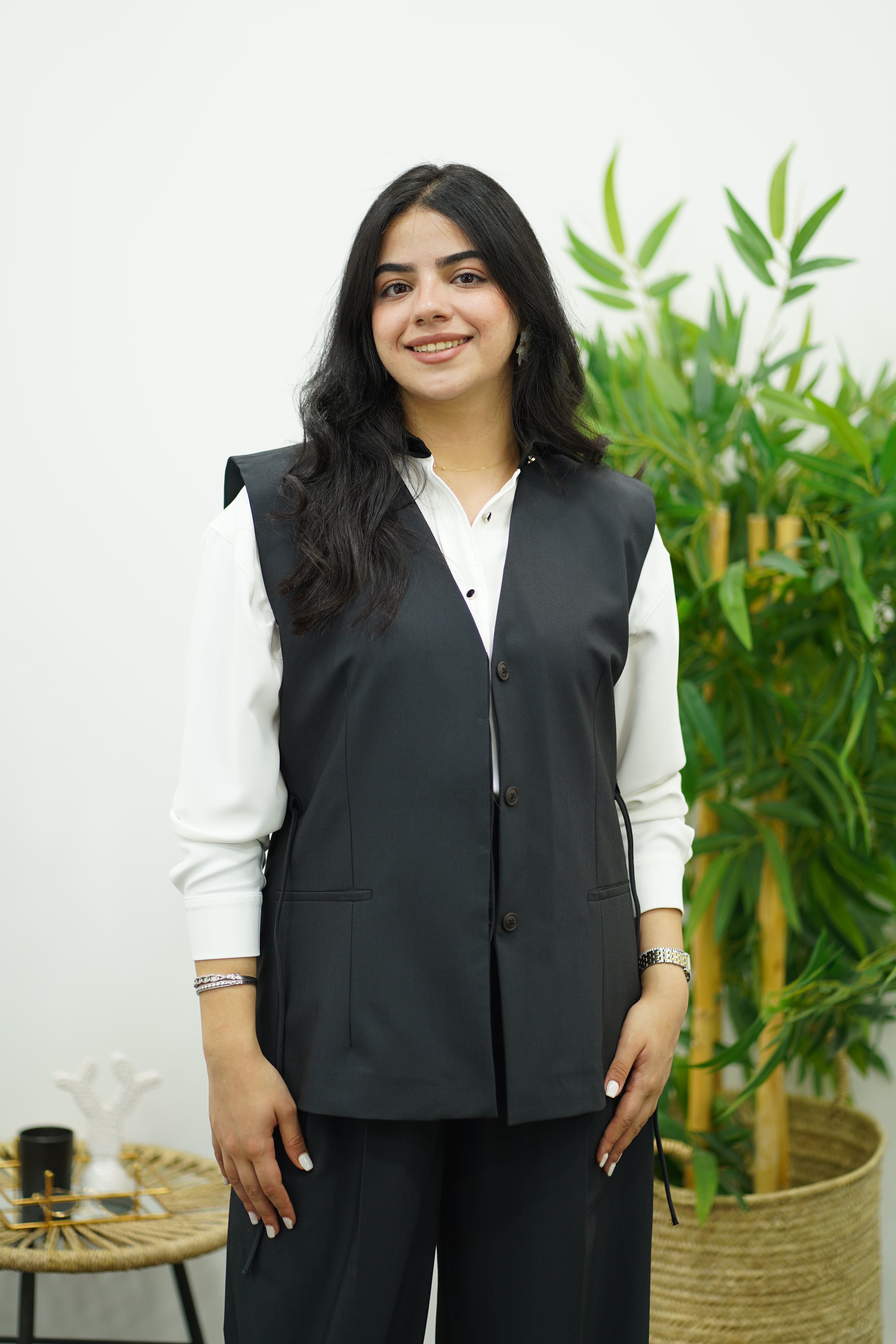 Ensemble Noir - Gilet & Pantalon