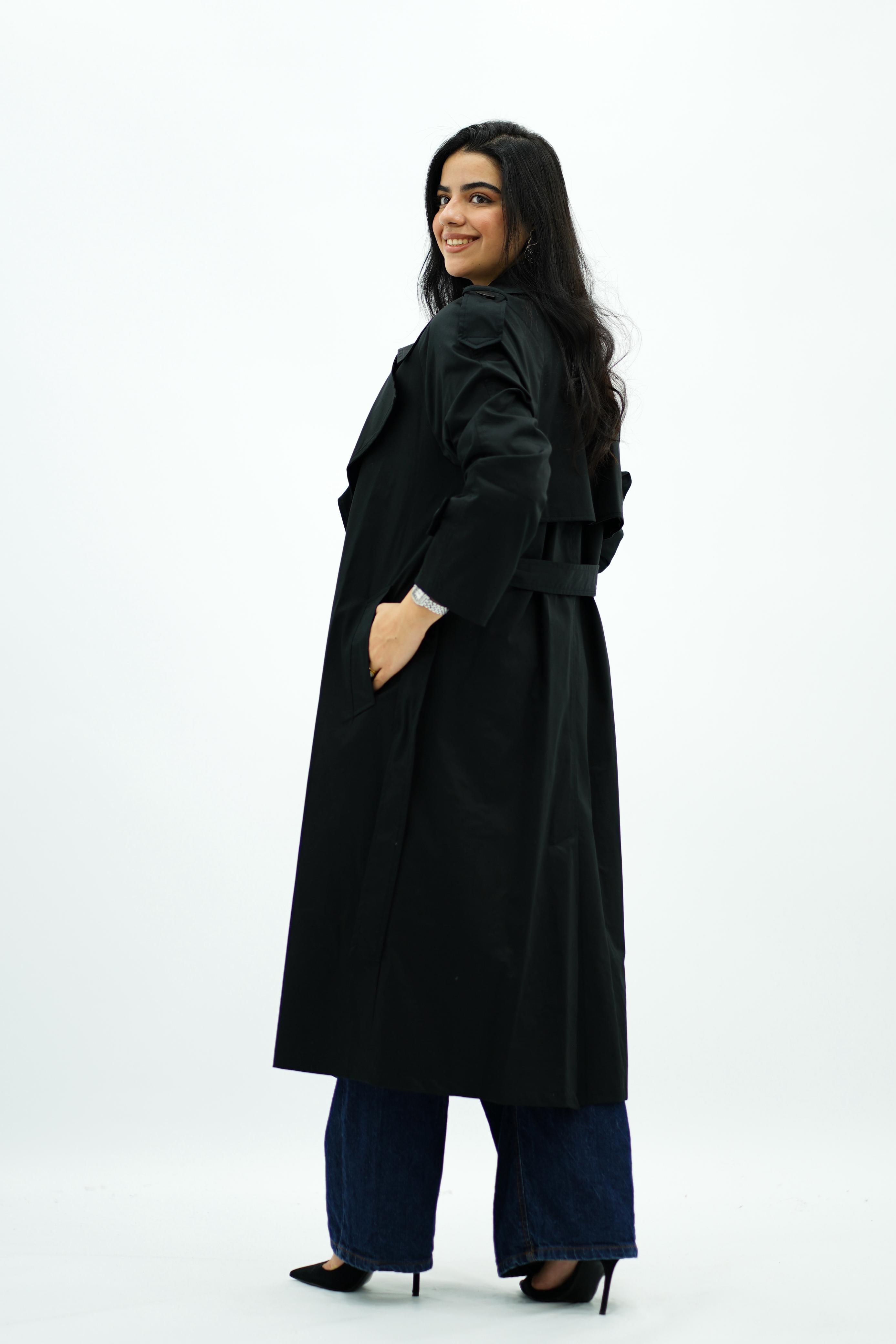 Trench long - Noir