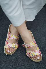 Sandales à boucles florales – Confort et style au quotidien