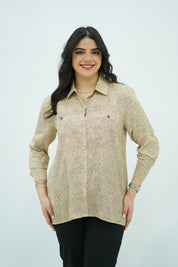 Chemise En satin imprimé