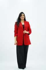 Veste Rouge En Toile