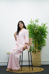 Ensemble Rose - Pantalon & Blazer