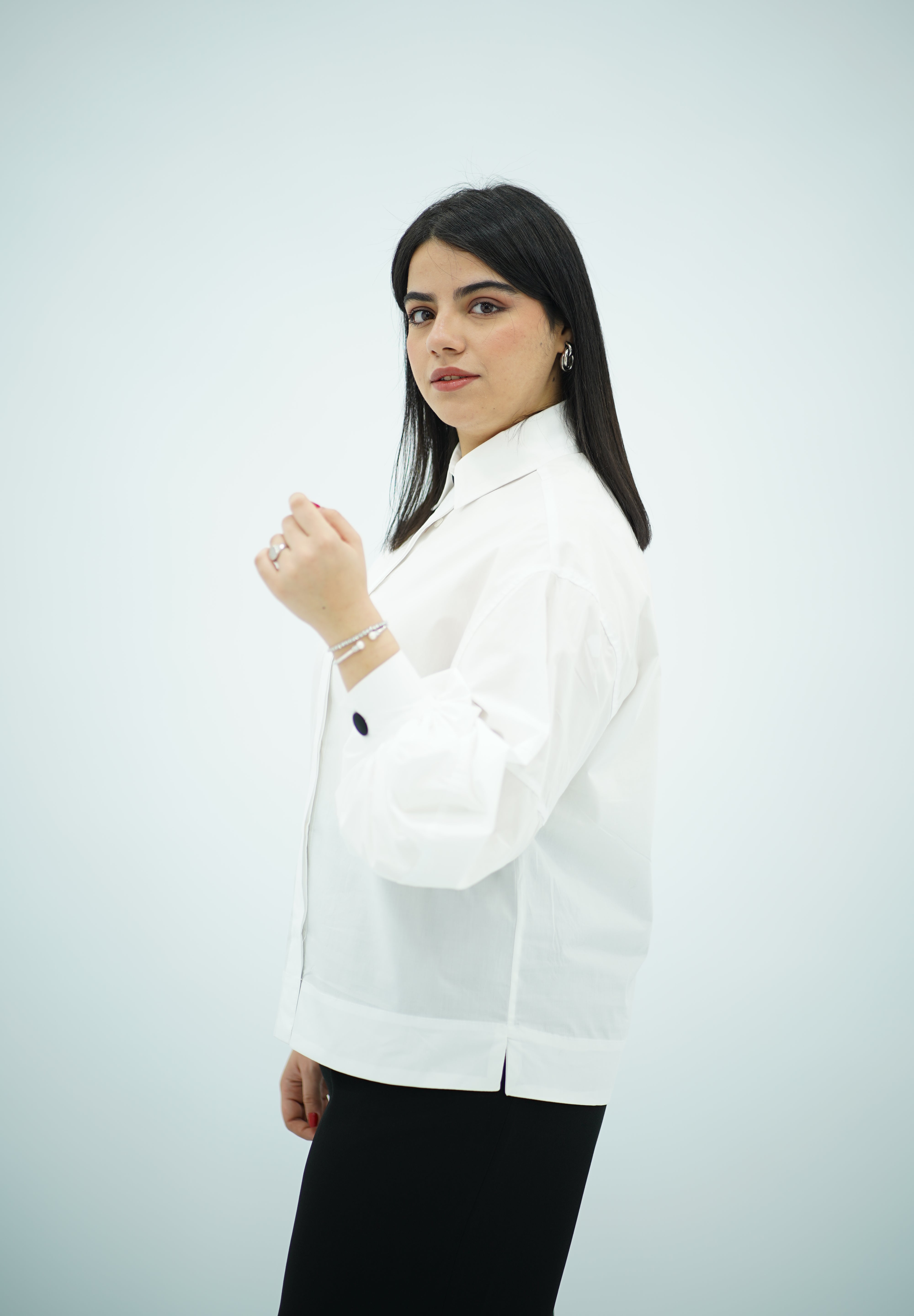 Chemise à Manches Bouffantes