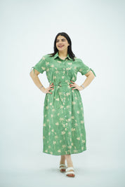 Robe midi d'inspiration tropicale 🏝️