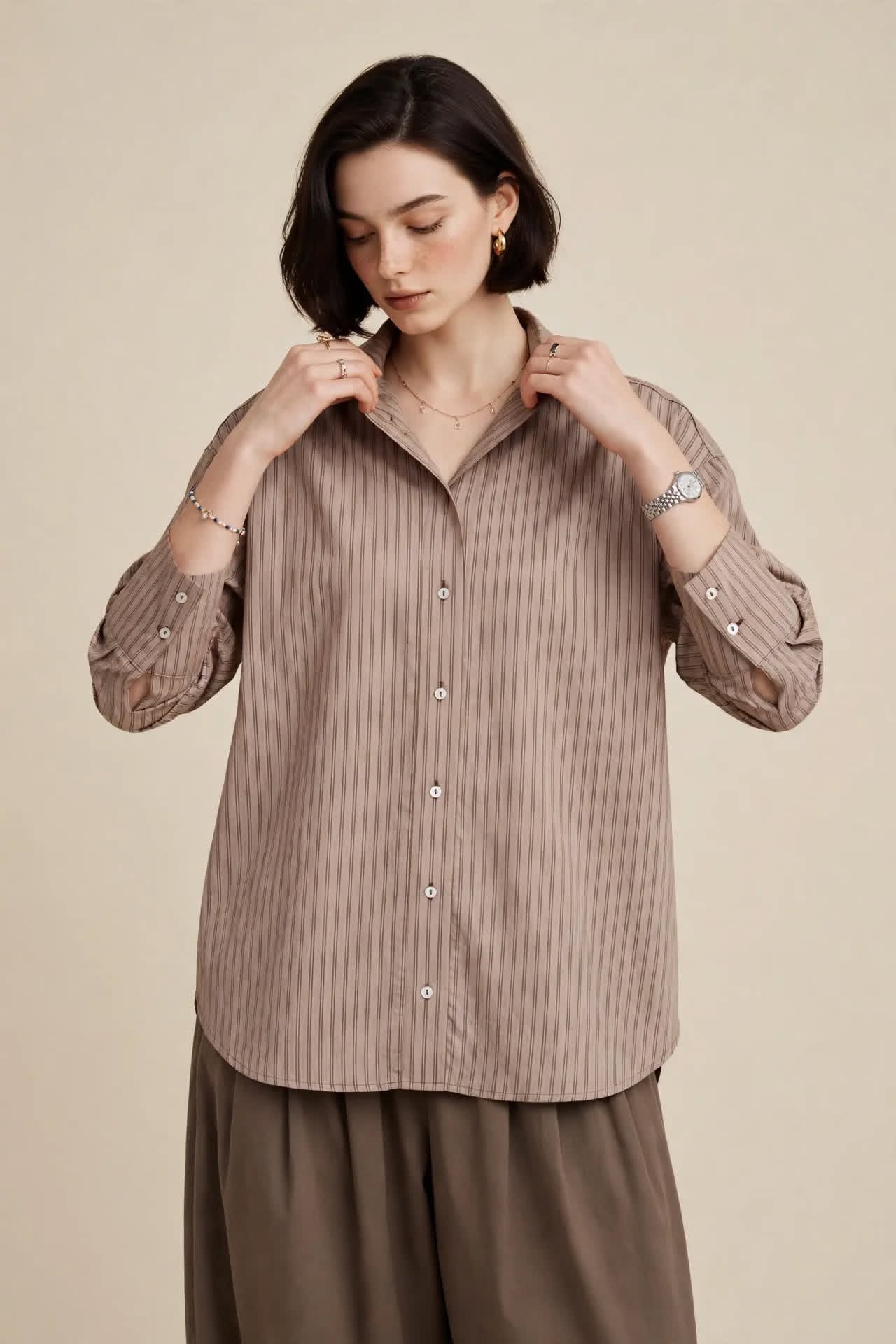 Chemise Ample Rayée Chic