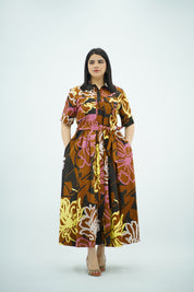 Robe Marron à motifs 🤎