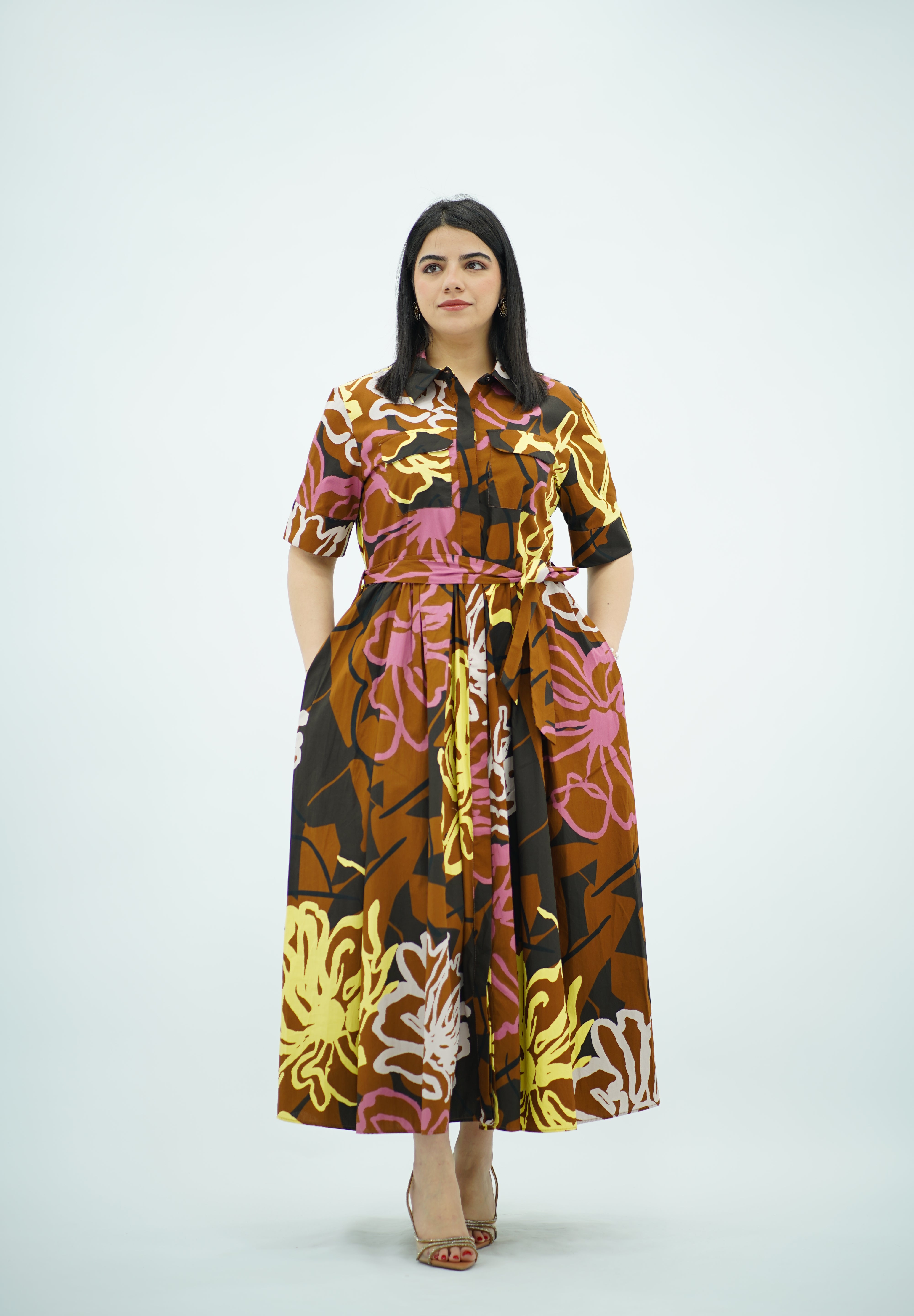 Robe Marron à motifs 🤎