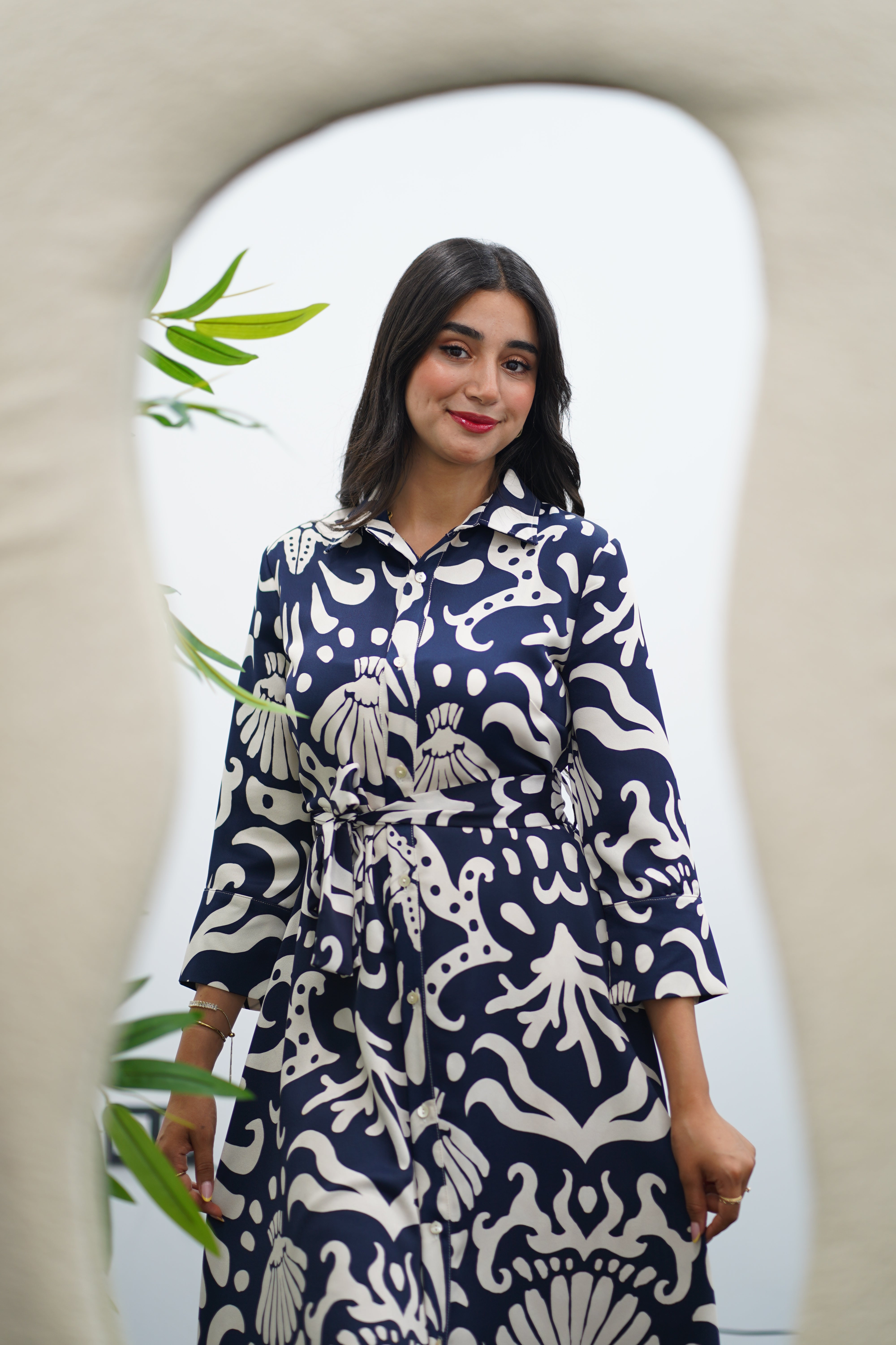 Robe fluide imprimé