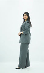 Tailleur Gris veste & pantalon