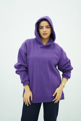 Capuche oversize Violet