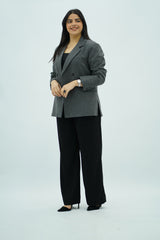 Blazer Oversize Gris Anthracite