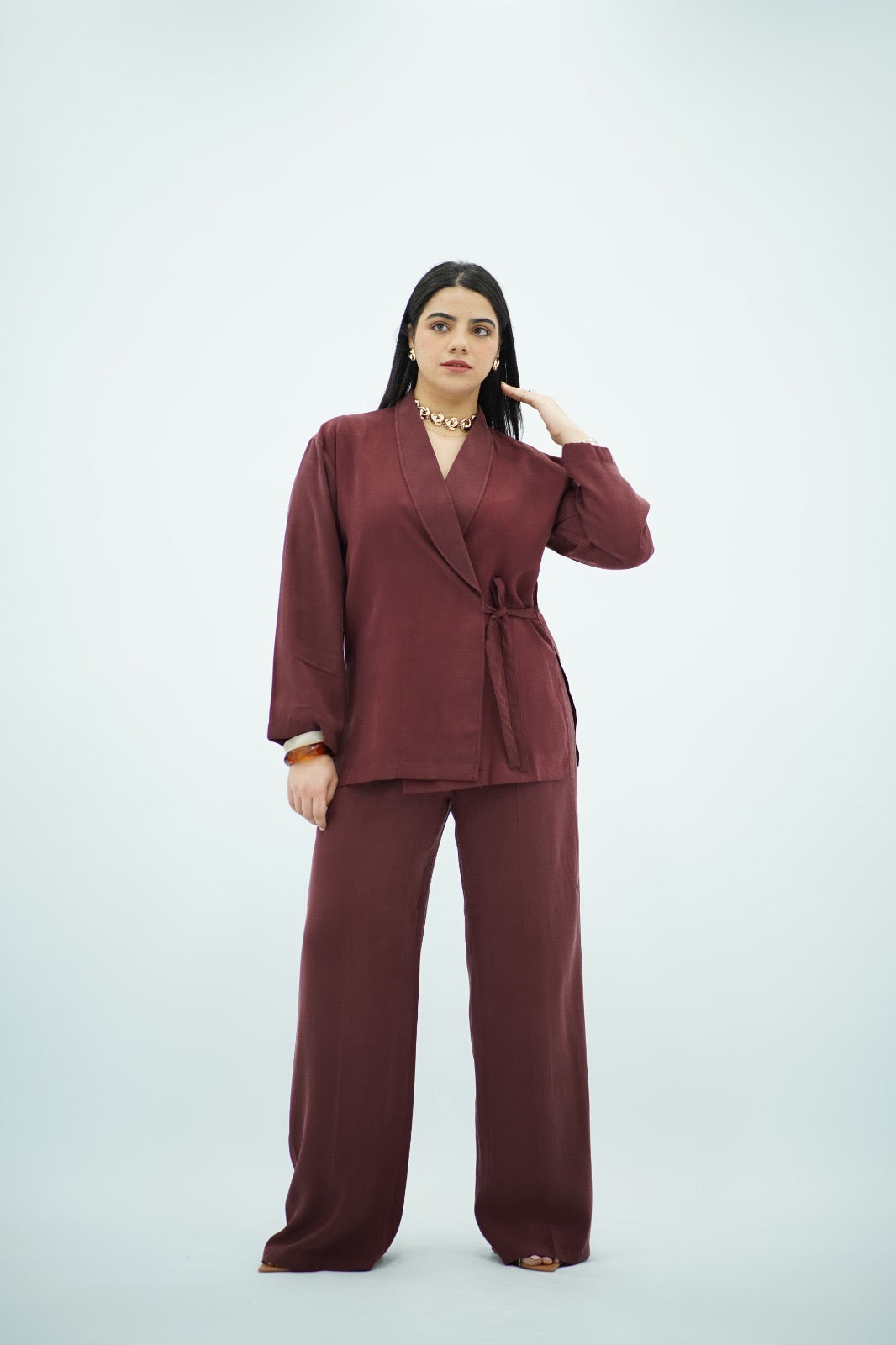 Ensemble Tencel - Bordeaux