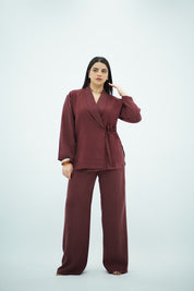 Ensemble Tencel - Bordeaux