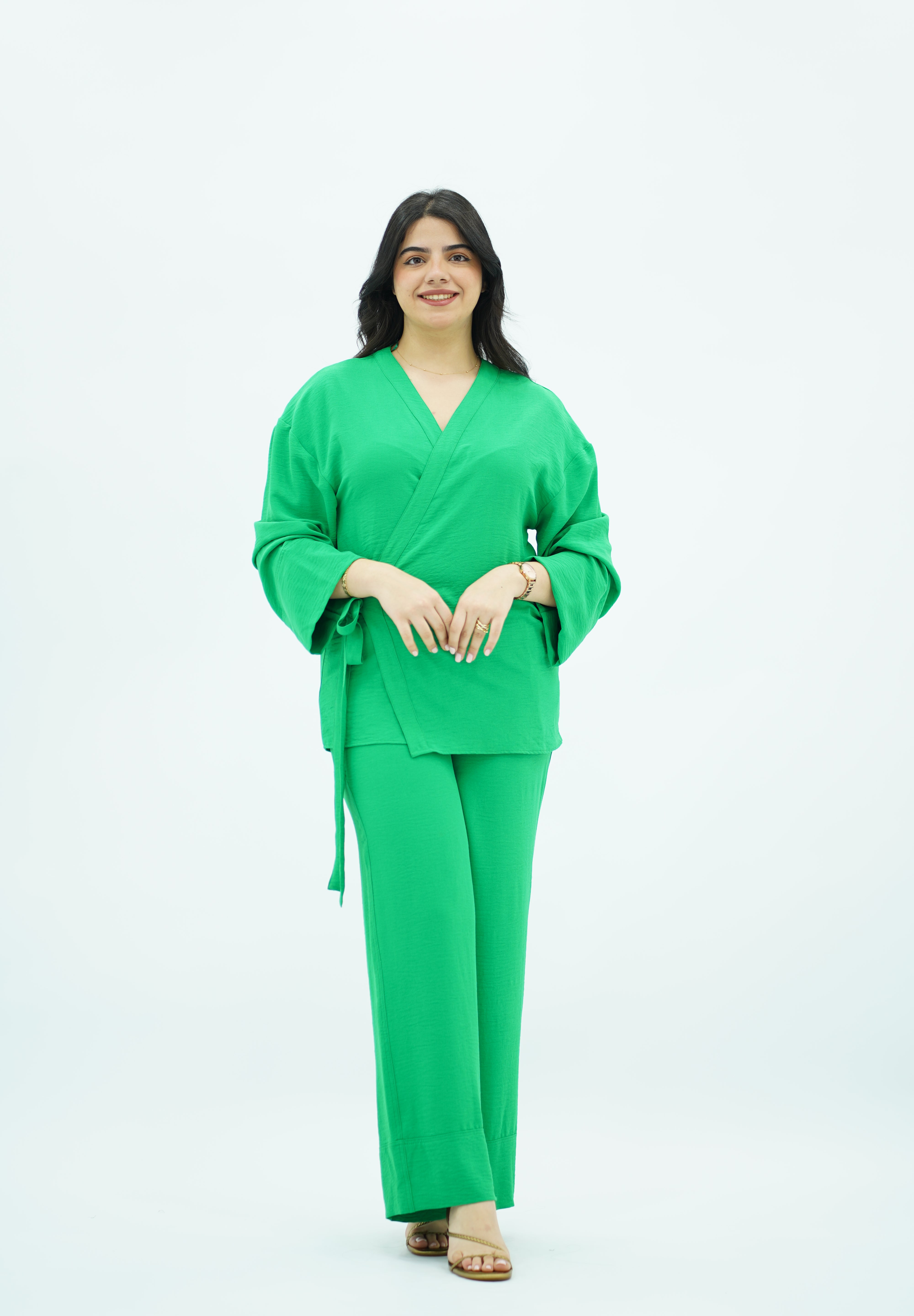 Ensemble En crêpe Vert éclatant 💚
