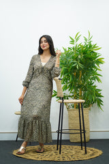 Robe à imprimé fluide