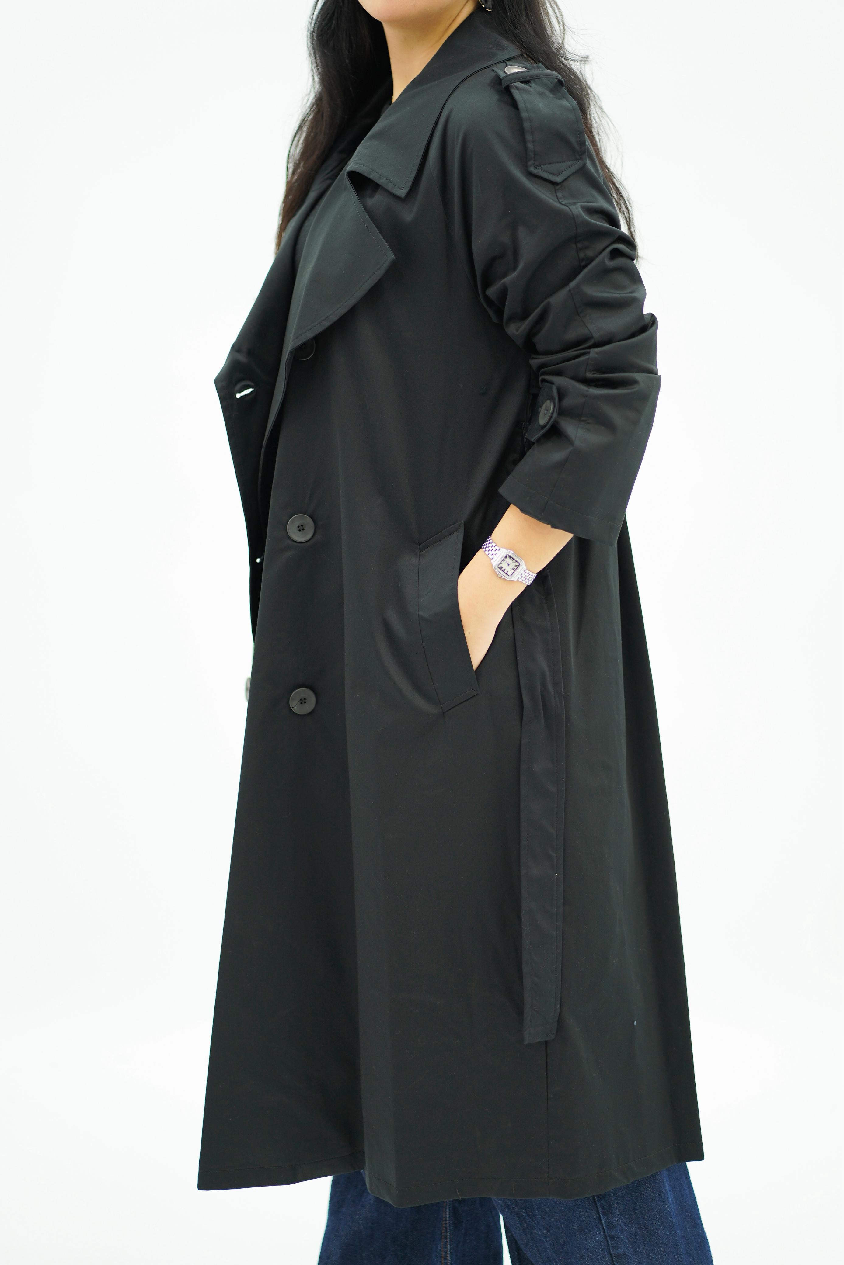 Trench long - Noir