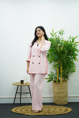 Ensemble Rose - Pantalon & Blazer