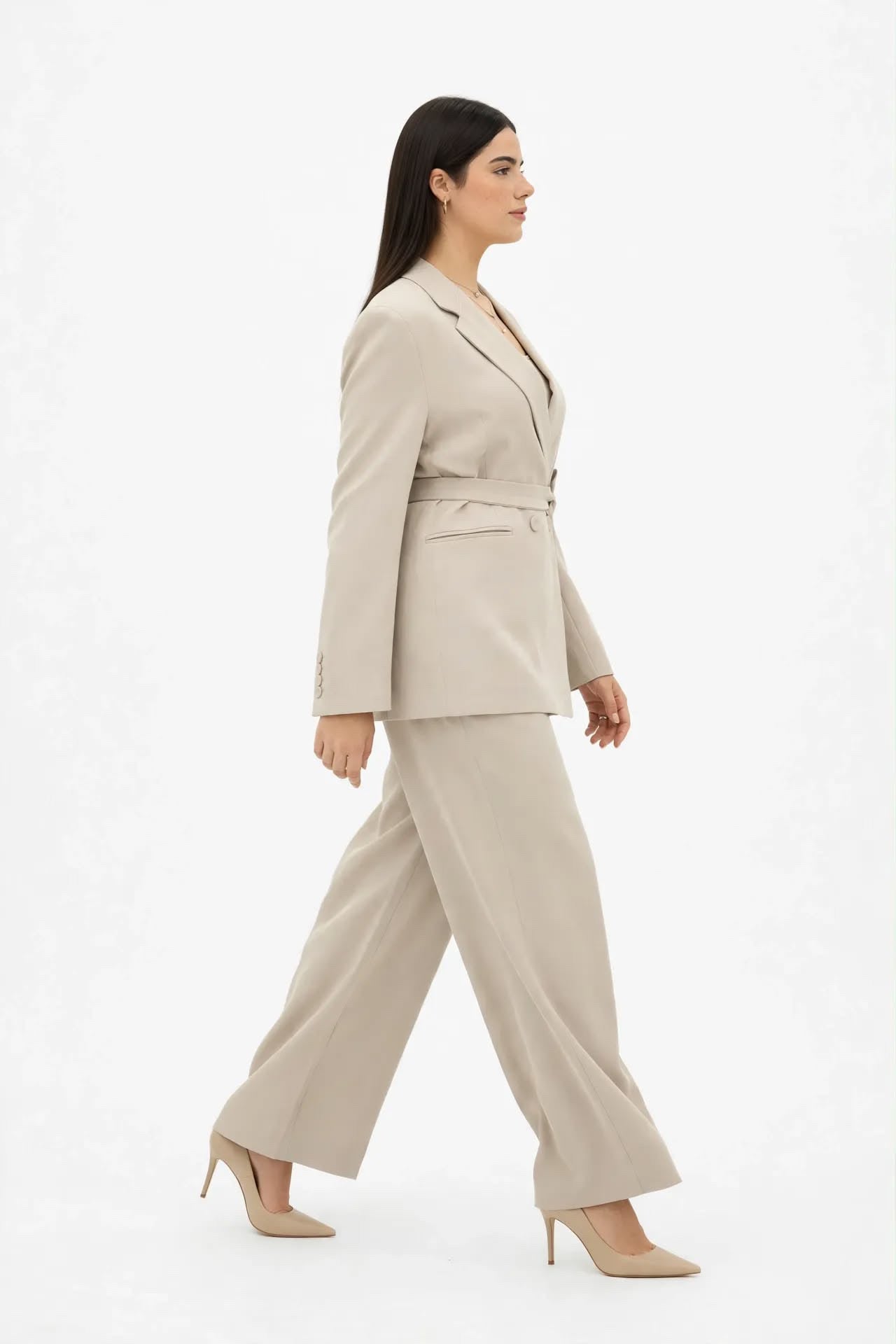 Tailleur Ceinturé