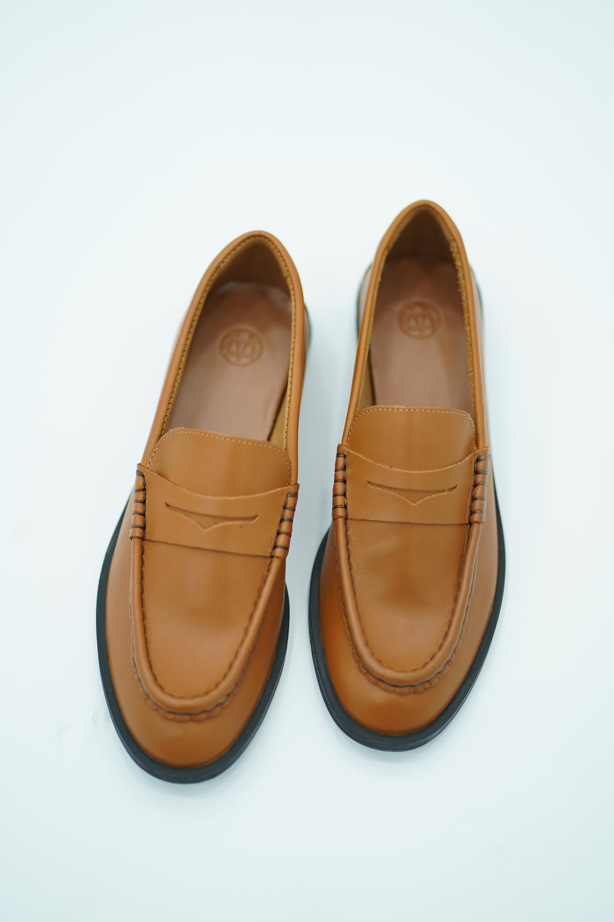 Mocassins cuir Camel