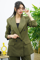 Veste Kaki en Lin  – L’Éclat du Chic