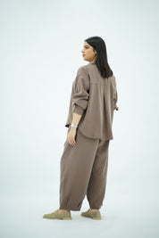 Ensemble Détente en Tencel Marron Glacé