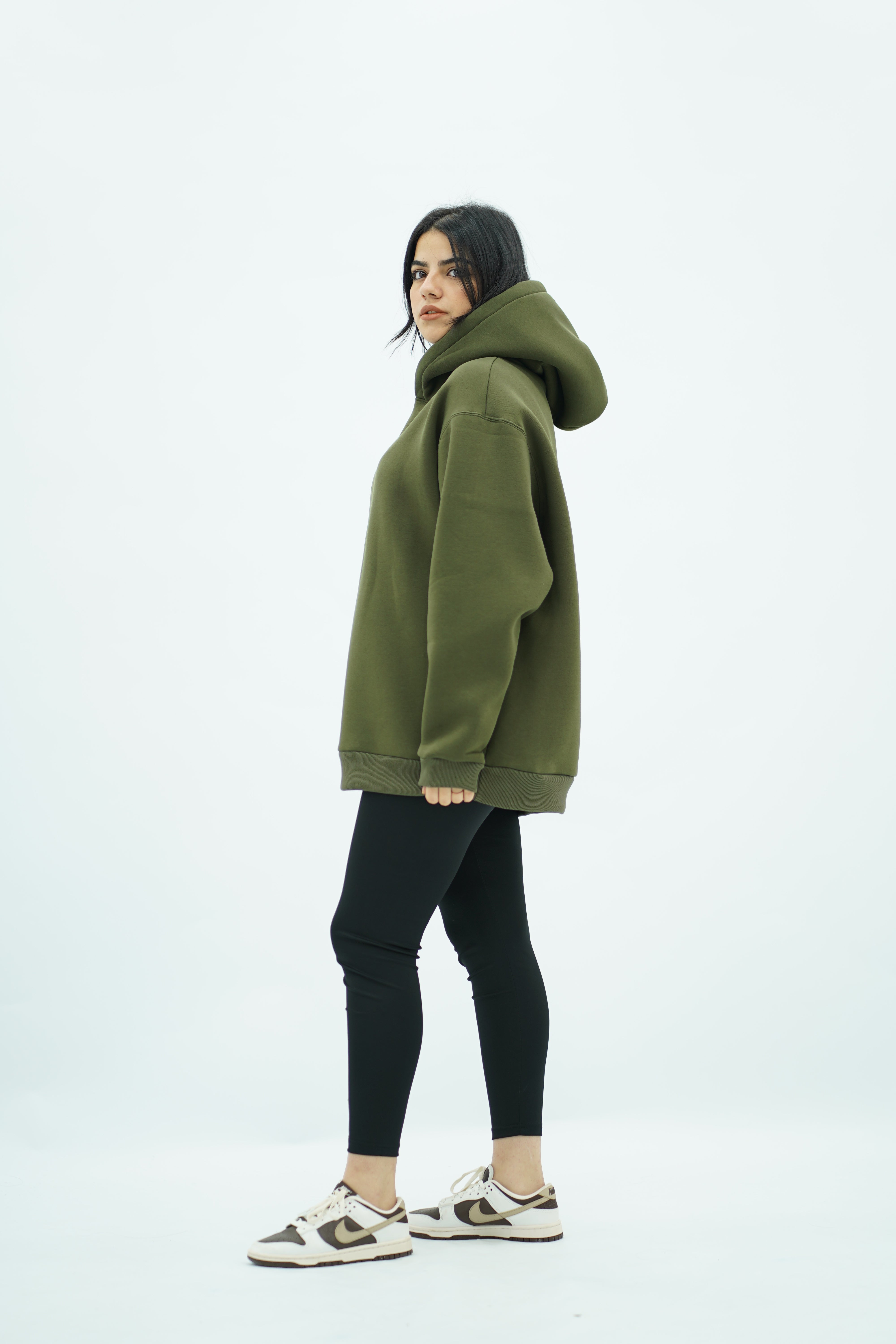 Capuche oversize kaki