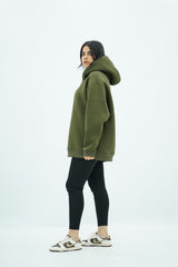Capuche oversize kaki