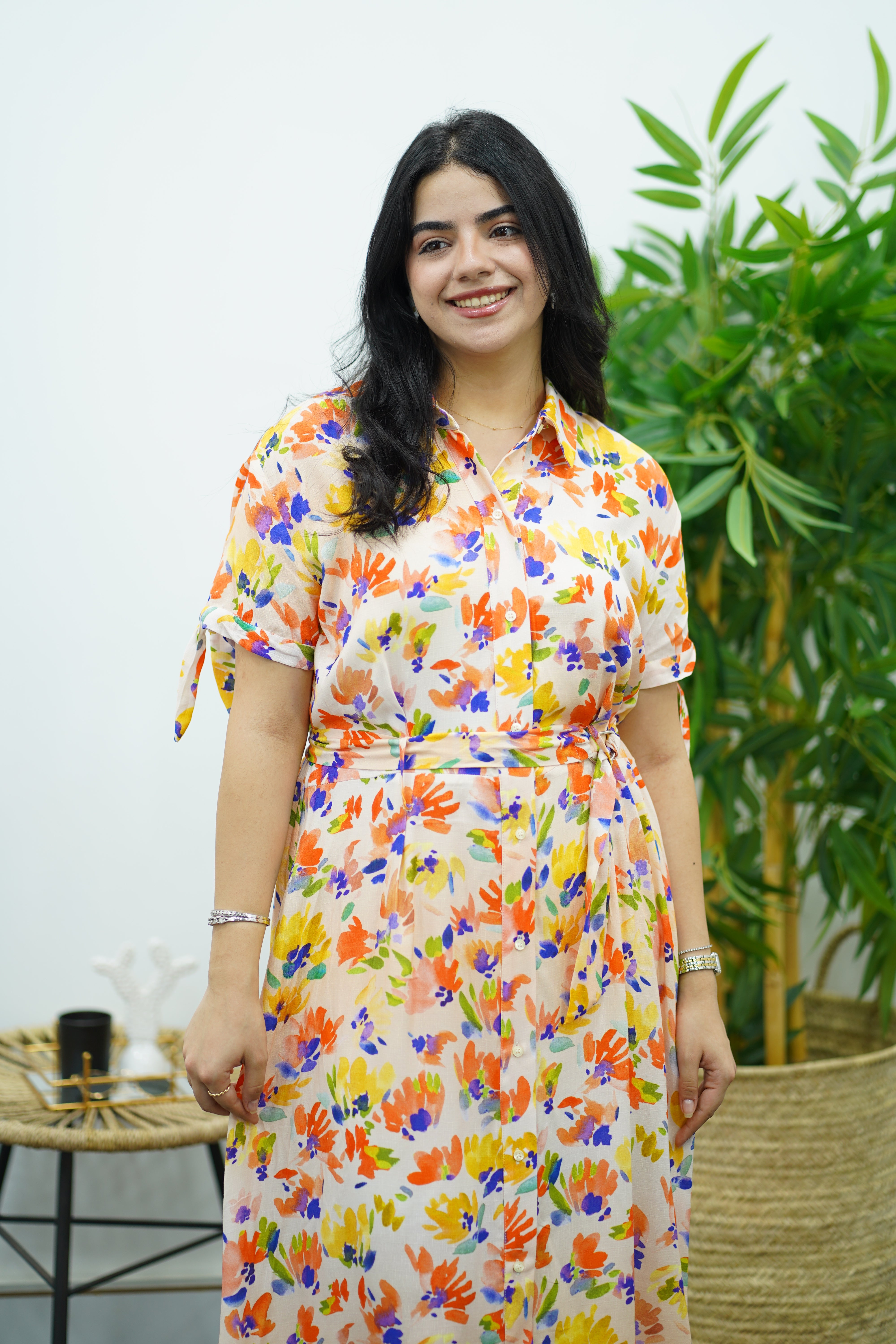 Robe imprimée à motifs