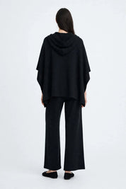 Ensemble Cape et Pantalon Large en Maille