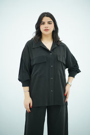 Ensemble Noir En Tencel