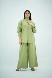 Ensemble En Lin Vert Pistache