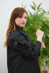 Chemise en Popeline Noir
