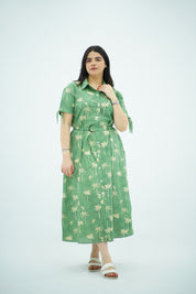 Robe midi d'inspiration tropicale 🏝️