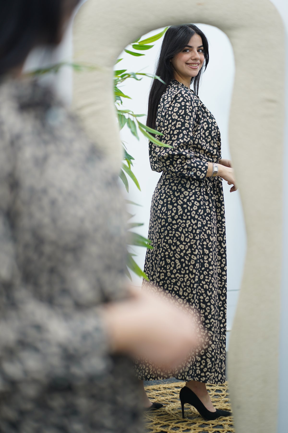 Robe langue imprimée