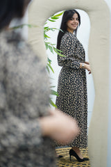 Robe langue imprimée