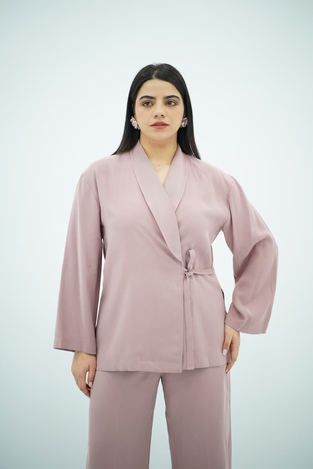Ensemble en Tencel - Rose poudré
