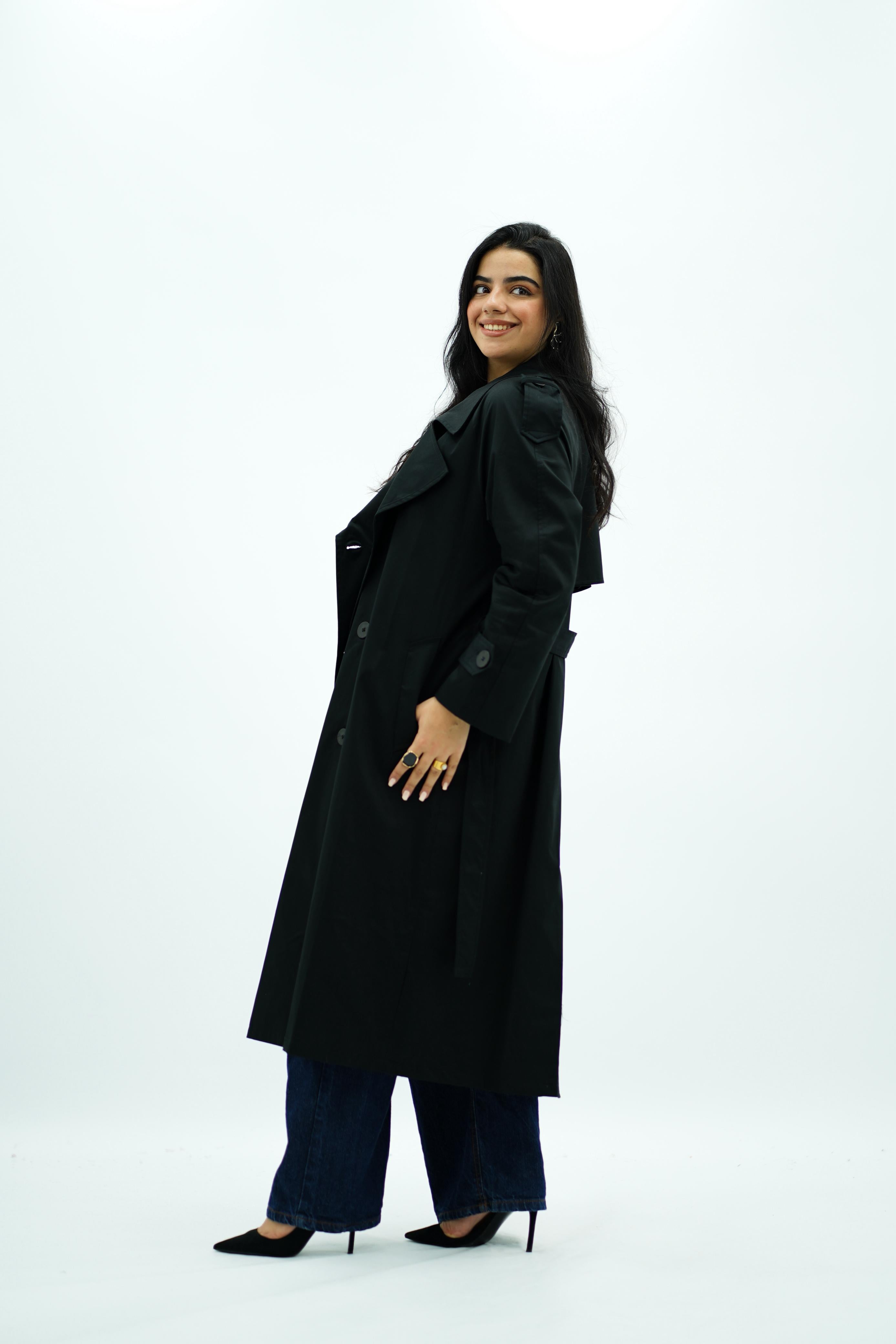 Trench long - Noir