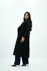 Trench long - Noir