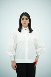 Chemise à Manches Bouffantes