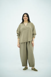 Ensemble en Tencel Vert olive
