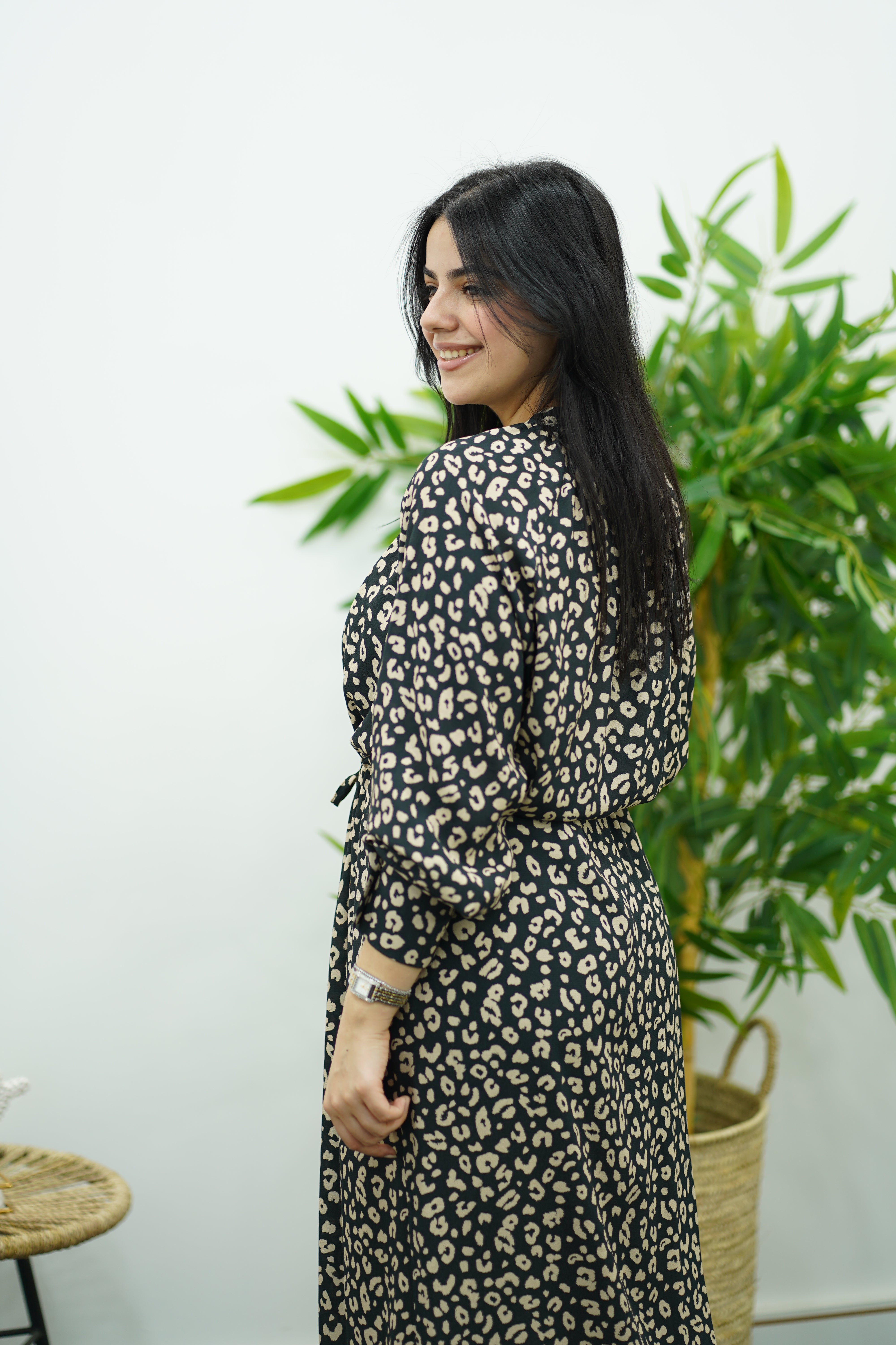 Robe langue imprimée