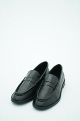 Mocassins cuir En Noir