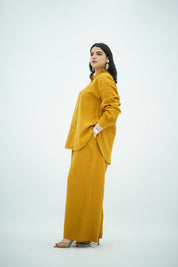 Ensemble en lin Moutarde